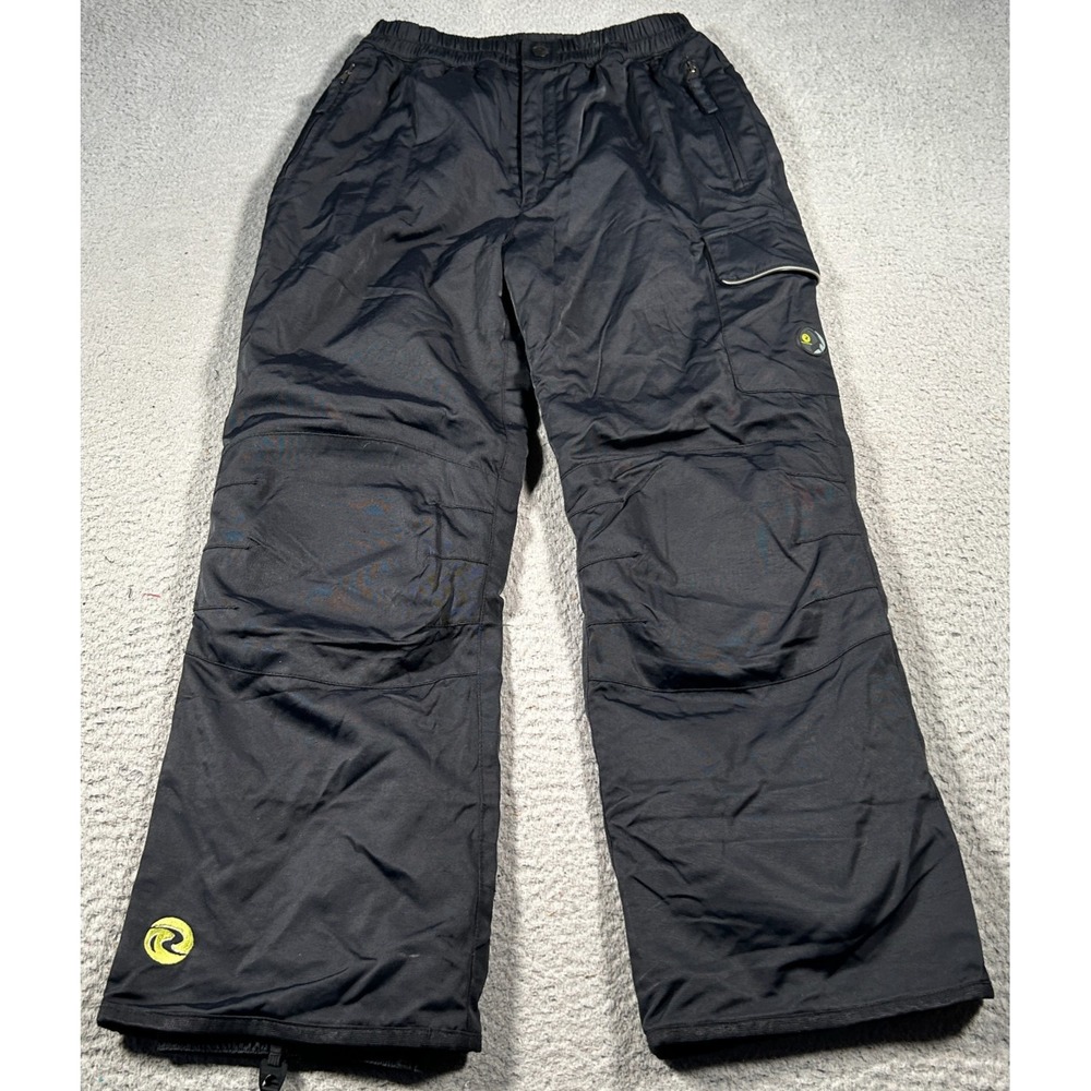 Rossignol Ski‎ Pants Youth 14 (26x25) Black Insulated Waterproof Snowboarding